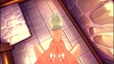 (Klopka) Vilenjaška sobarica vam pomaže da operete lice.